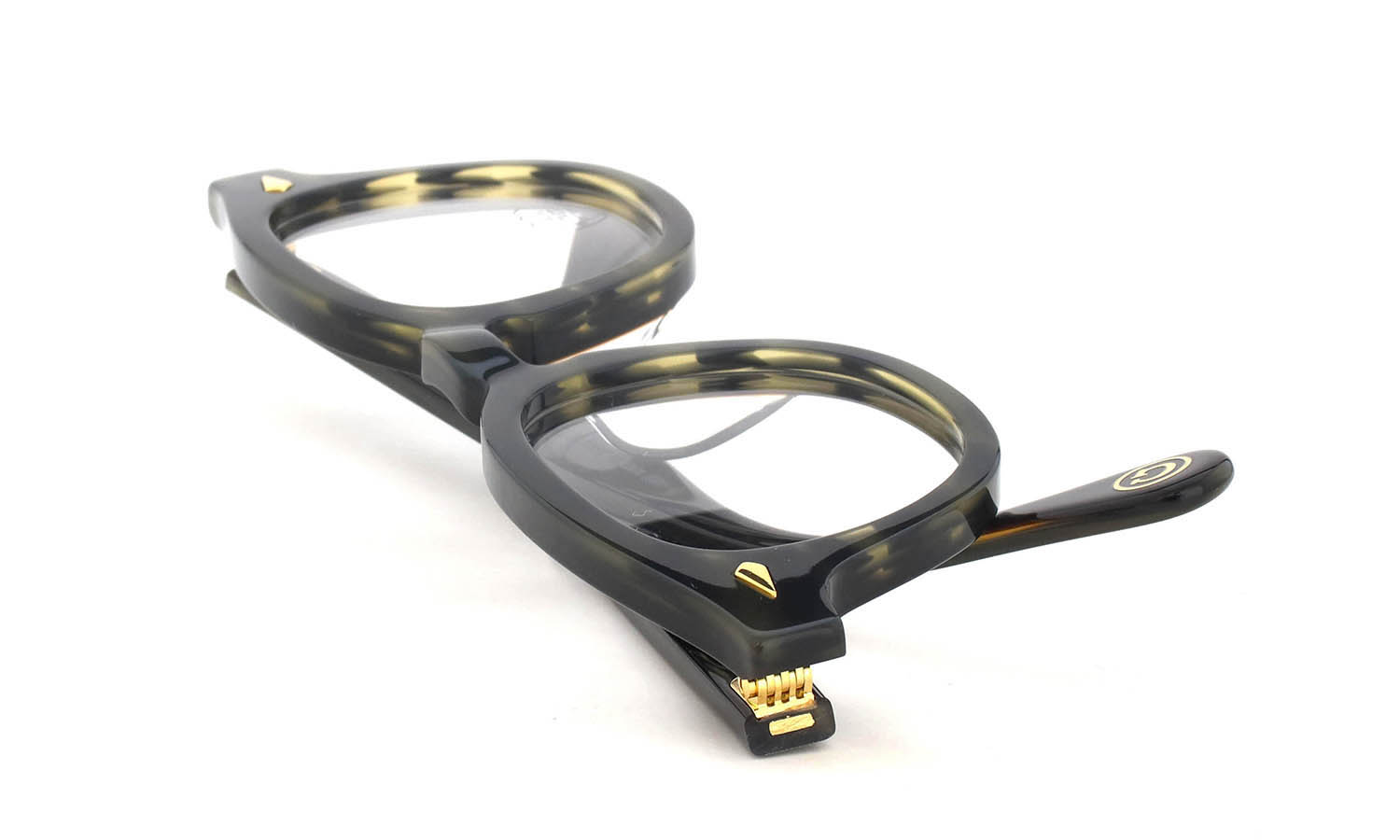 JULIUS TART OPTICAL AR Gold Series メガネ通販 AR-46-22 Camo Sasa/Gold PL-002Ce