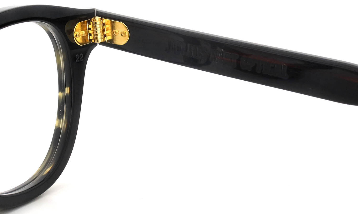 JULIUS TART OPTICAL AR Gold Series メガネ通販 AR-48-22 Camo Sasa/Gold PL-003Ce