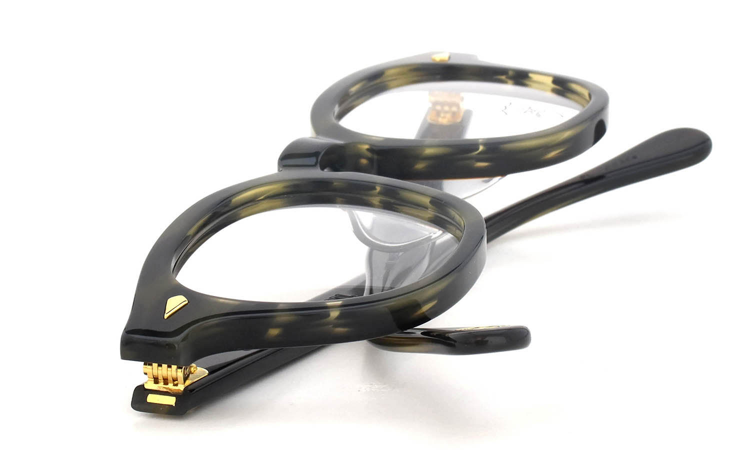 JULIUS TART OPTICAL AR Gold Series メガネ通販 AR-48-22 Camo Sasa/Gold PL-003Ce