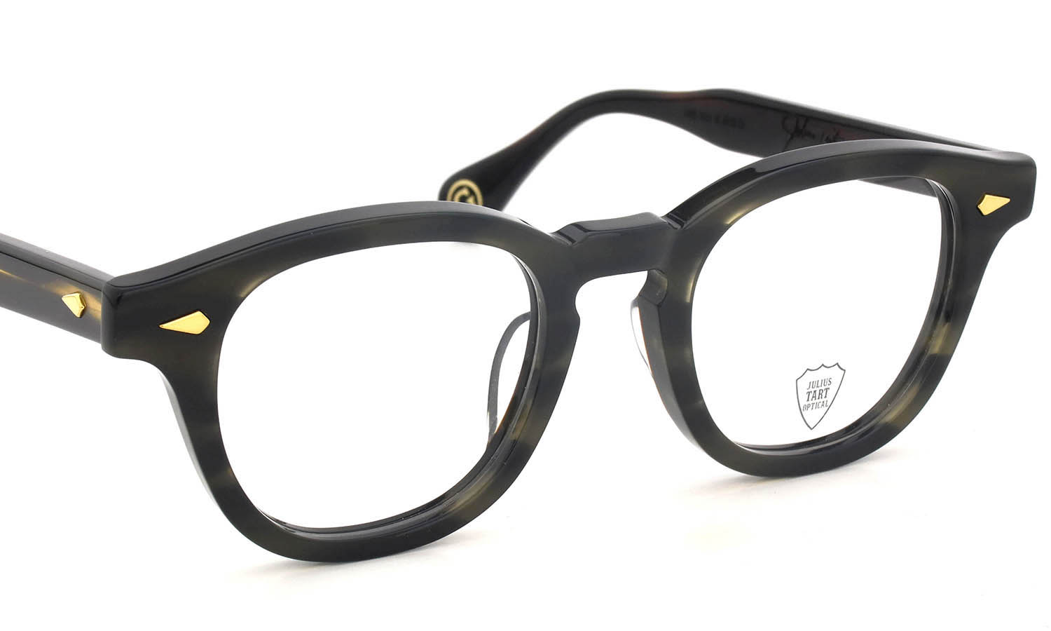 JULIUS TART OPTICAL AR Gold Series メガネ通販 AR-48-22 Camo Sasa/Gold PL-003Ce