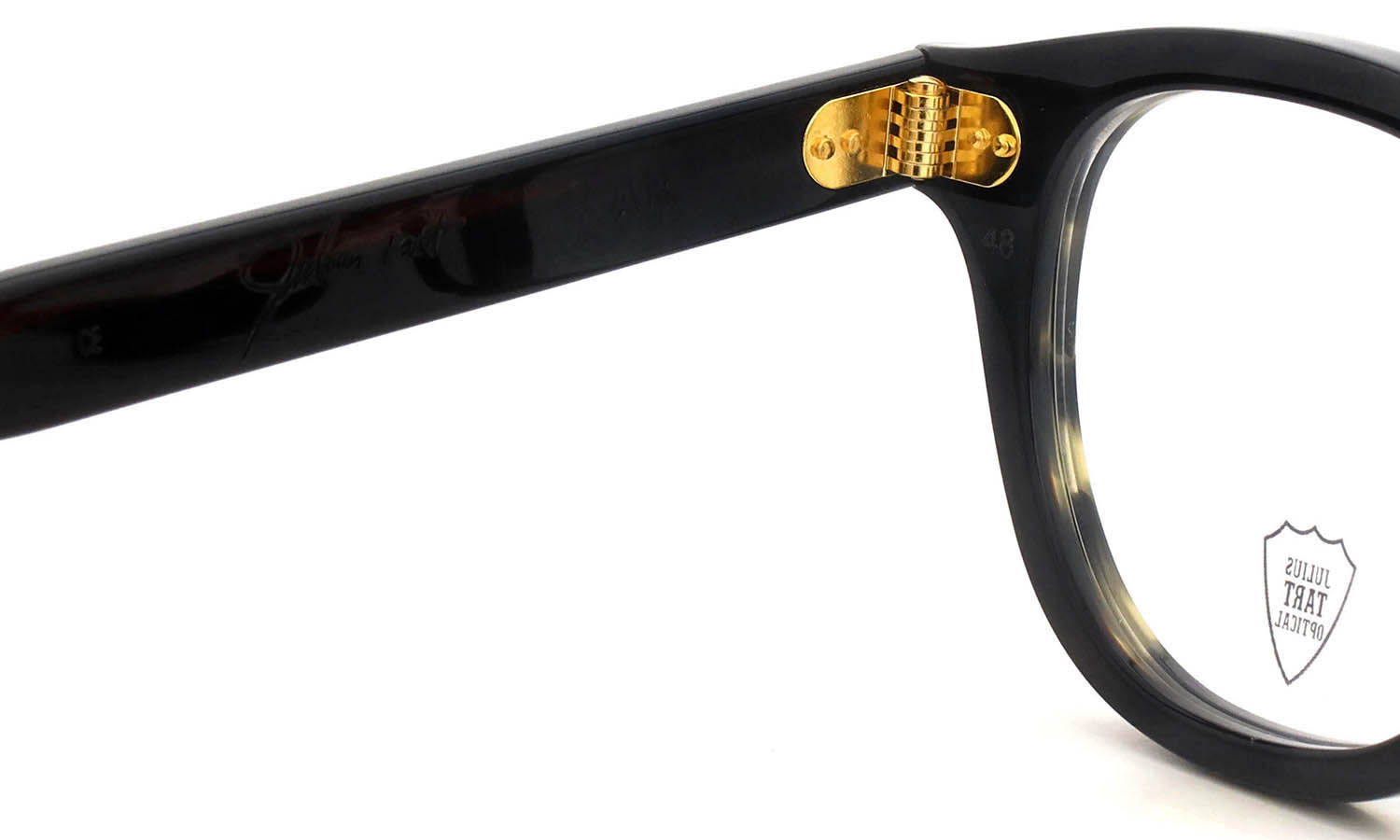 JULIUS TART OPTICAL AR Gold Series メガネ通販 AR-48-22 Camo Sasa/Gold PL-003Ce