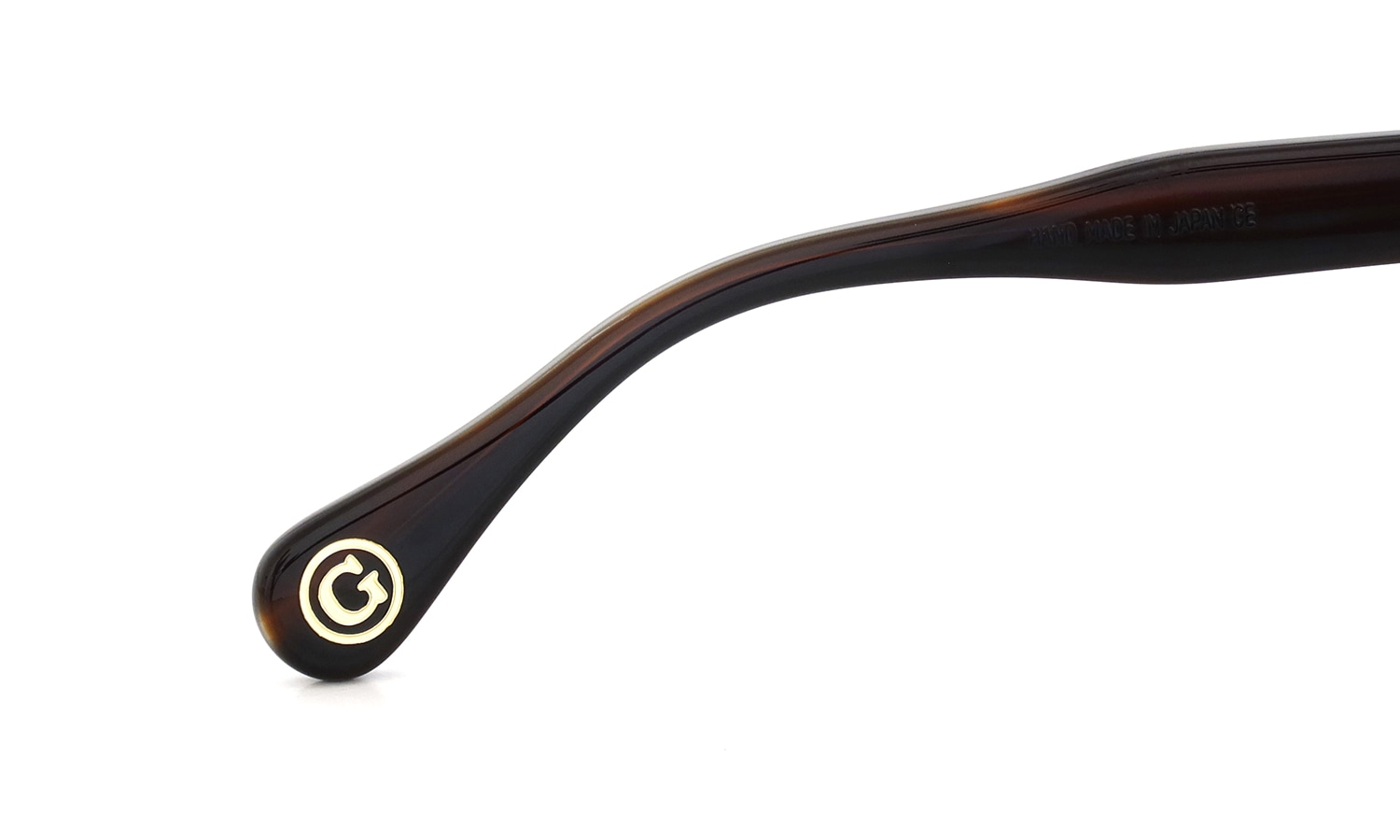 JULIUS TART OPTICAL AR Gold Edition メガネ通販 AR-48-24 Camo Sasa/Gold PL-103Ce 左テンプル先のGold Editionの刻印