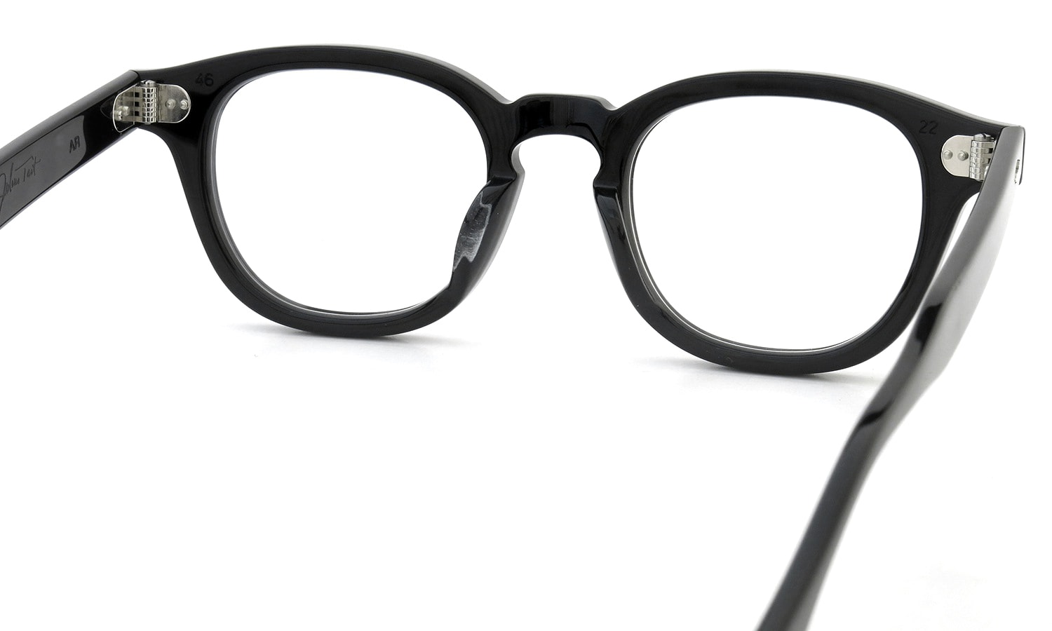 JULIUS TART OPTICAL メガネ通販 AR-46-22 PL-002A BLACK