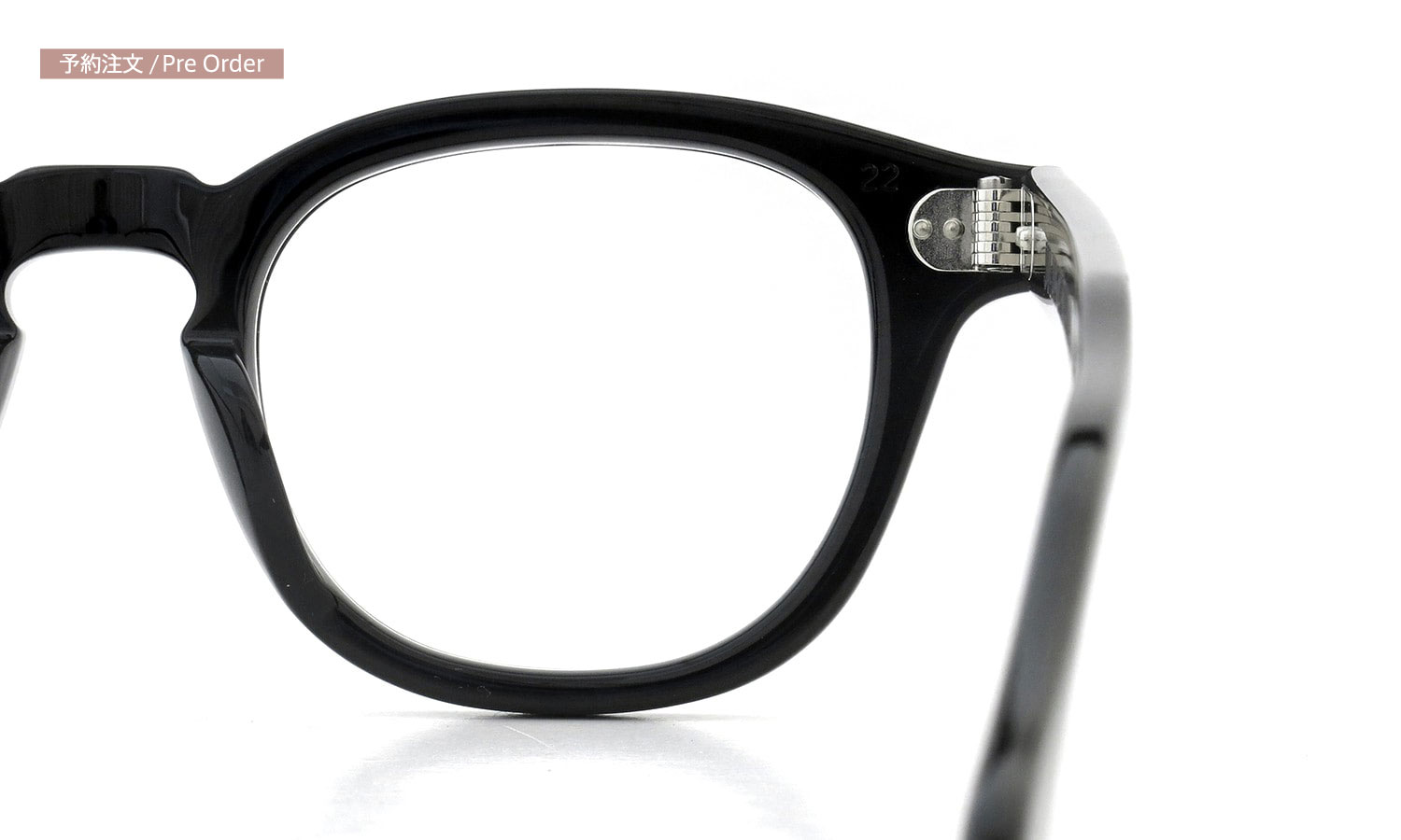 JULIUS TART OPTICAL メガネ通販 AR-46-22 PL-002A BLACK