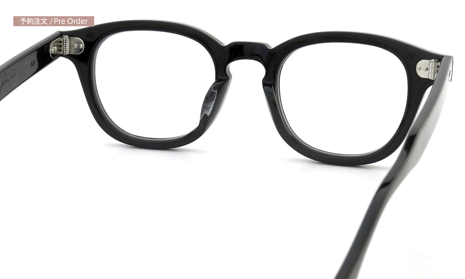 JULIUS TART OPTICAL メガネ通販 AR-46-22 PL-002A BLACK