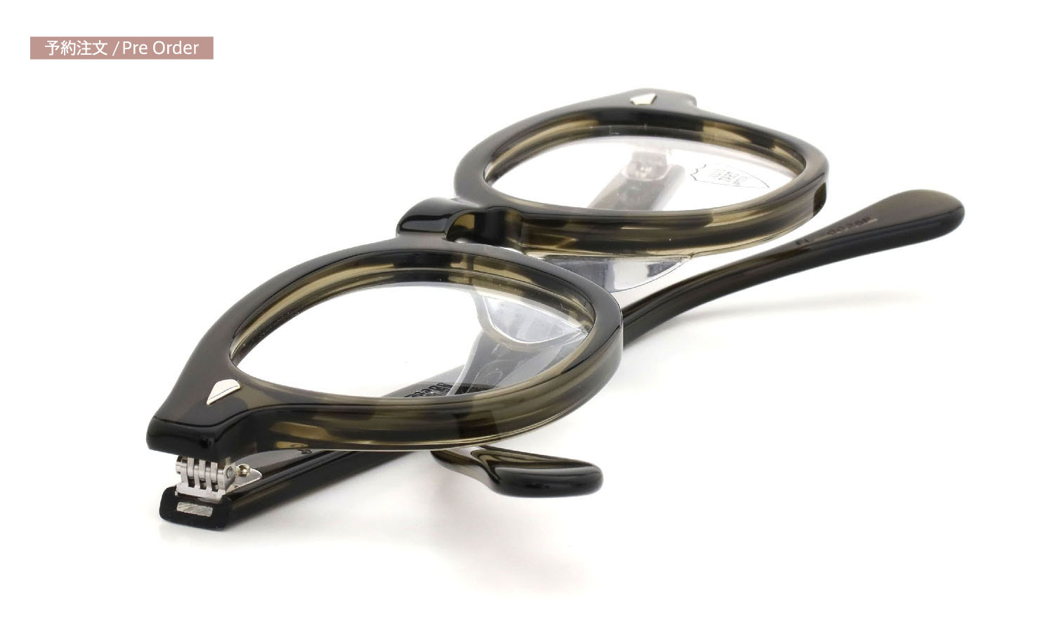 JULIUS TART OPTICAL メガネ通販 AR-46-22 OLIVE GREEN SASA PL-002SP