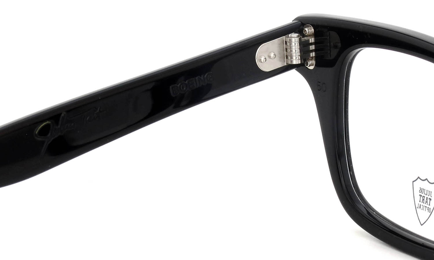 JULIUS TART OPTICAL メガネ通販 BOEING 50-24 BLACK PL-119A