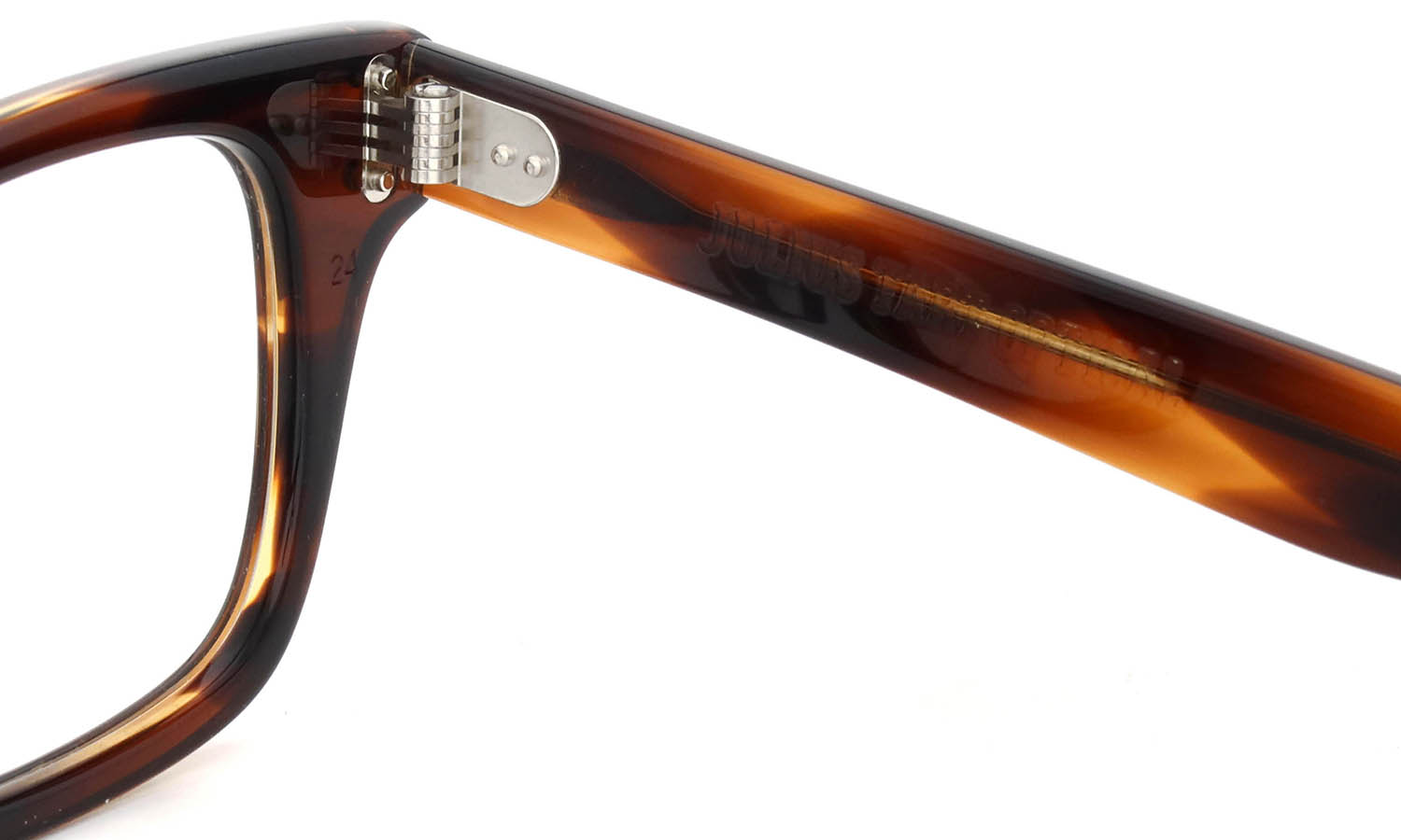 JULIUS TART OPTICAL メガネ通販 BOEING 50-24 DEMI AMBER PL-119M