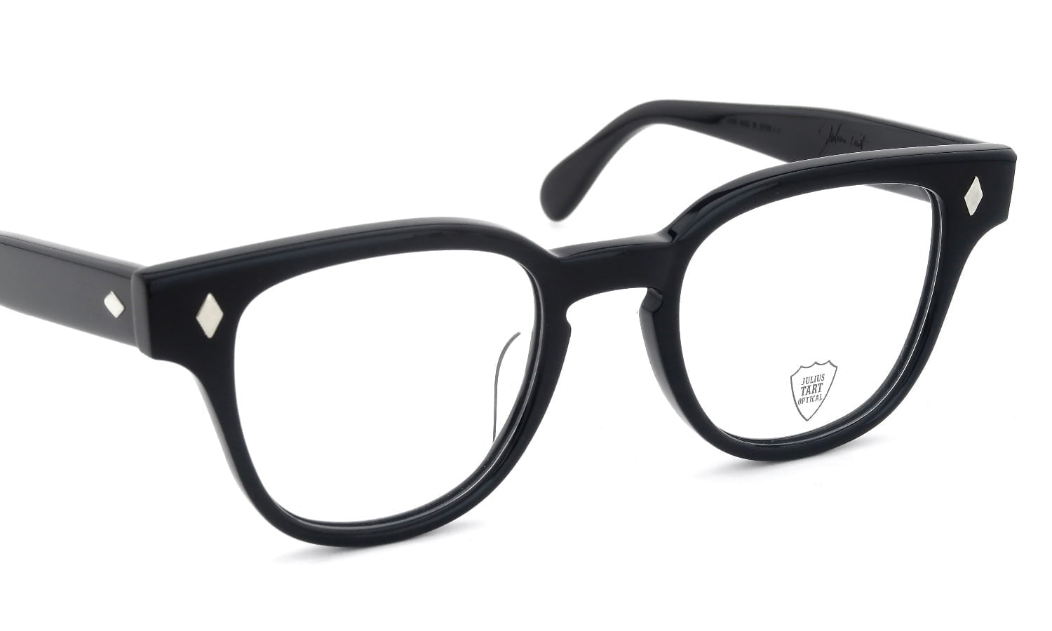 JULIUS TART OPTICAL メガネ BRYAN-48-22 col.BLACK フロント