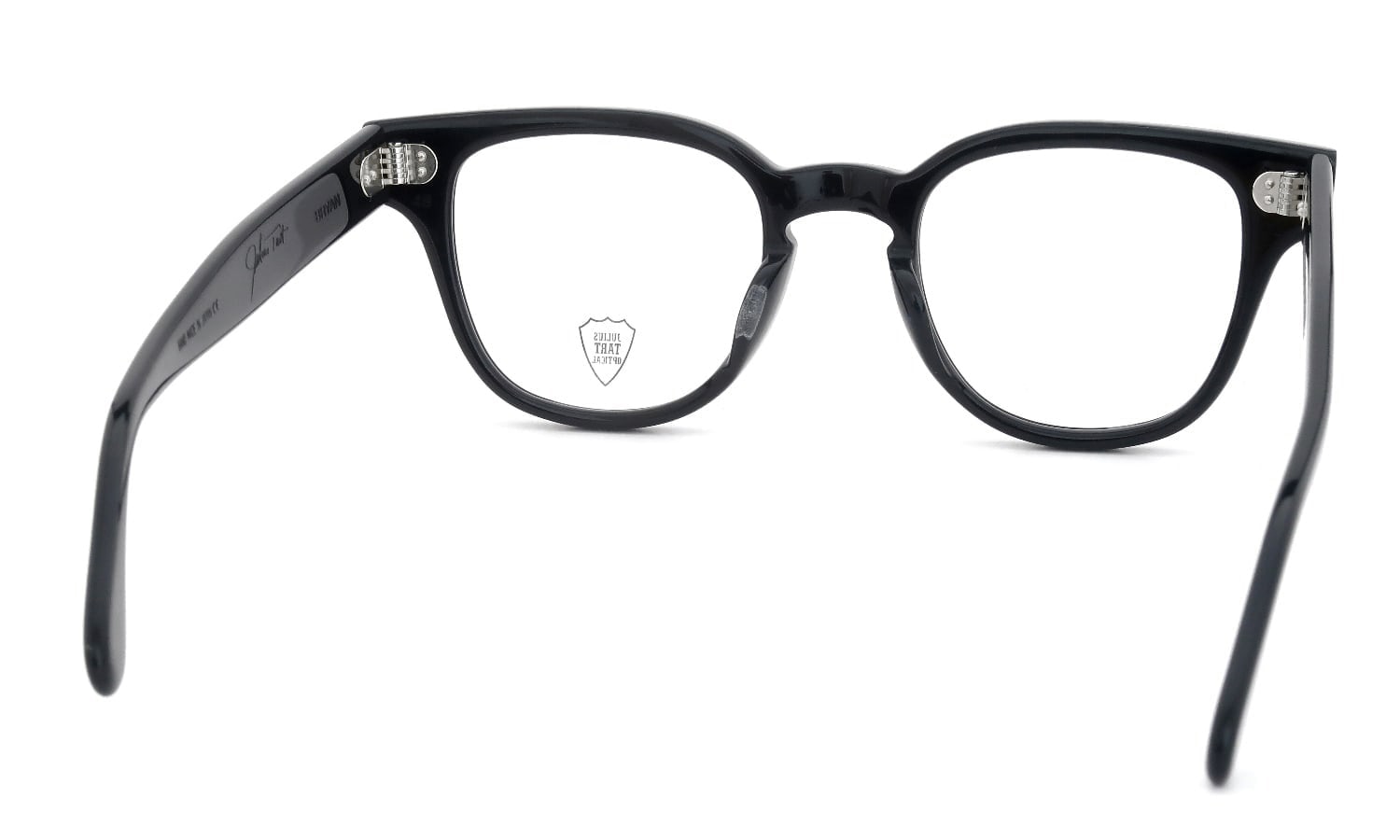 JULIUS TART OPTICAL メガネ BRYAN-48-22 col.BLACK フロント裏側