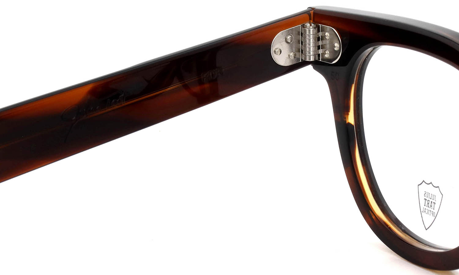 JULIUS TART OPTICAL メガネ通販 FDR-50-24 DEMI-AMBER