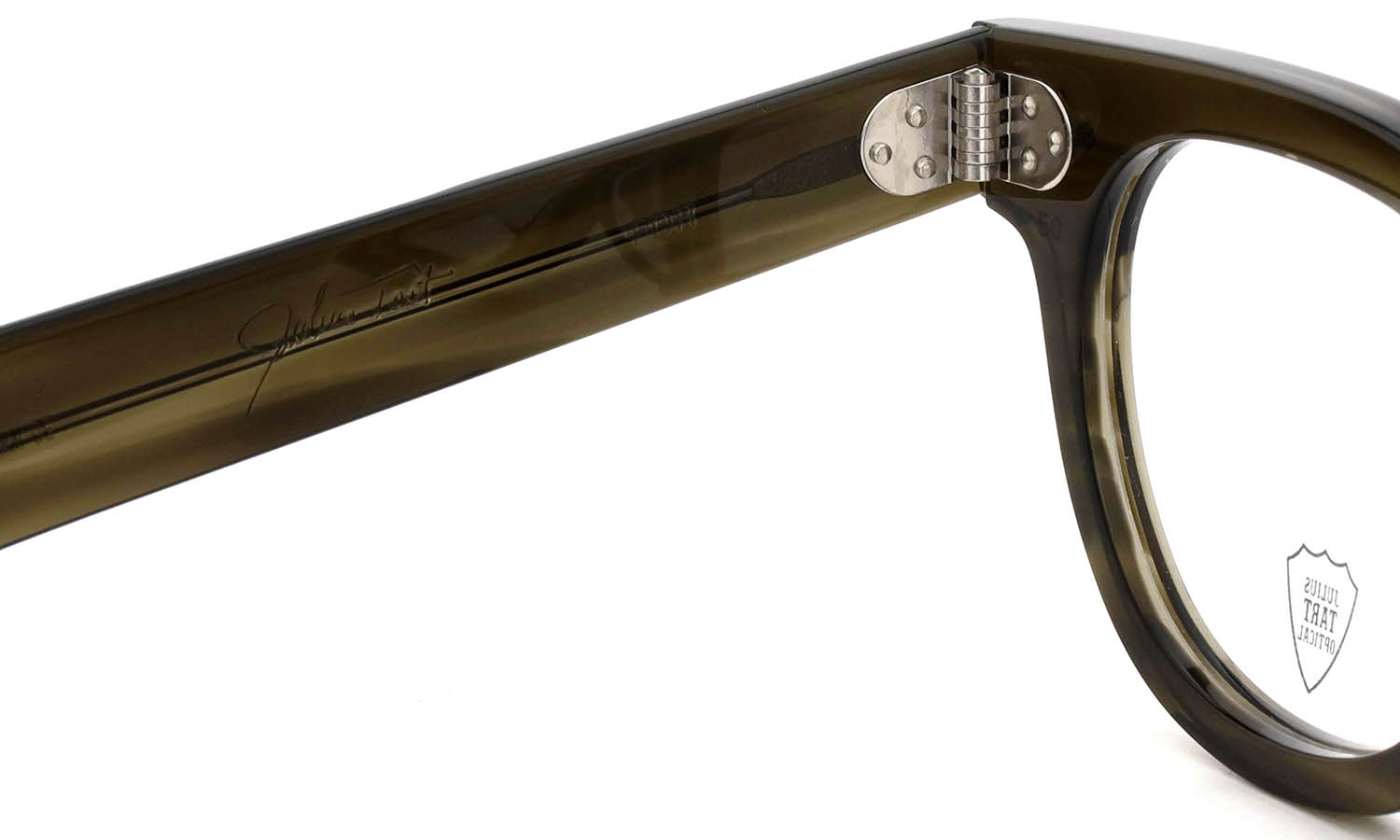 JULIUS TART OPTICAL メガネ通販 FDR-50-24 OLIVE GREEN SASA