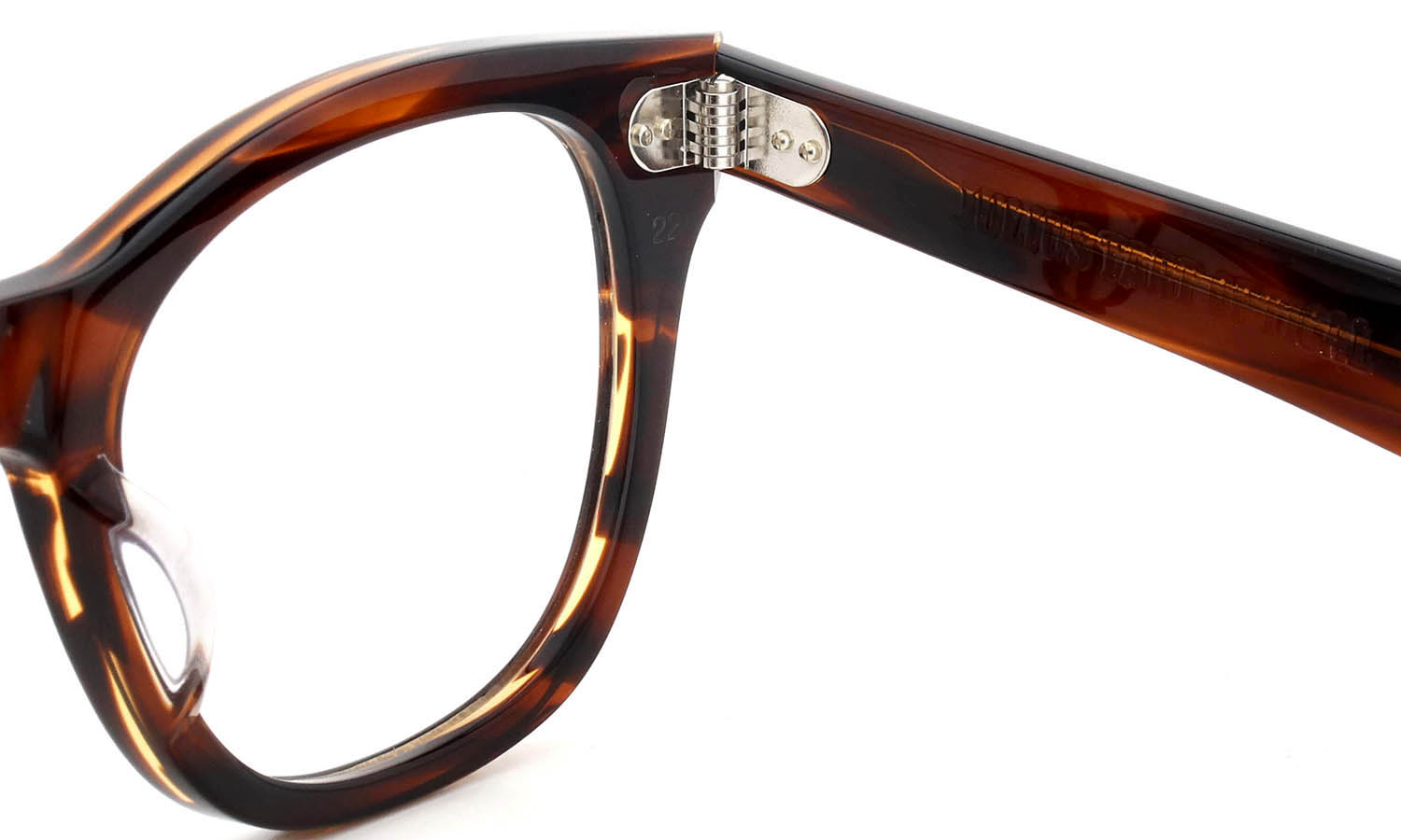 JULIUS TART OPTICAL メガネ通販 SEAFARE 54-22 DEMI AMBER PL-040M