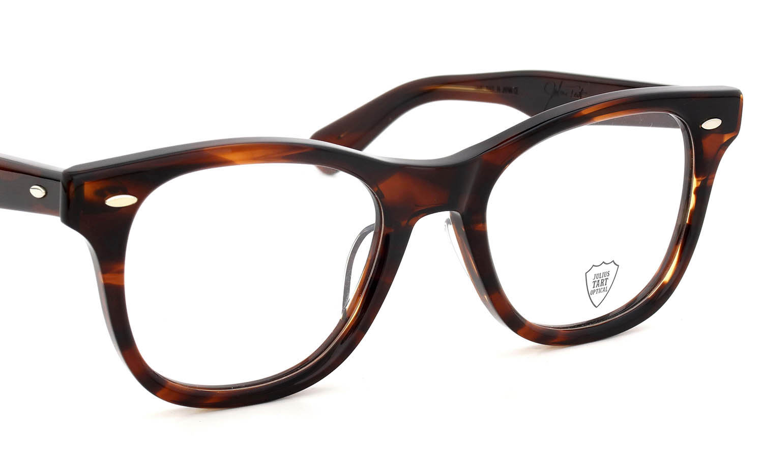 JULIUS TART OPTICAL メガネ通販 SEAFARE 54-22 DEMI AMBER PL-040M