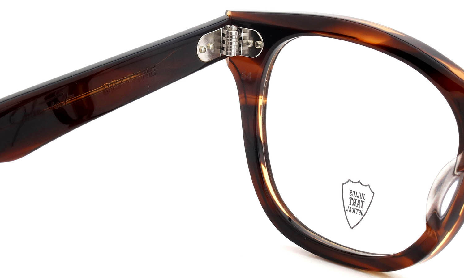 JULIUS TART OPTICAL メガネ通販 SEAFARE 54-22 DEMI AMBER PL-040M
