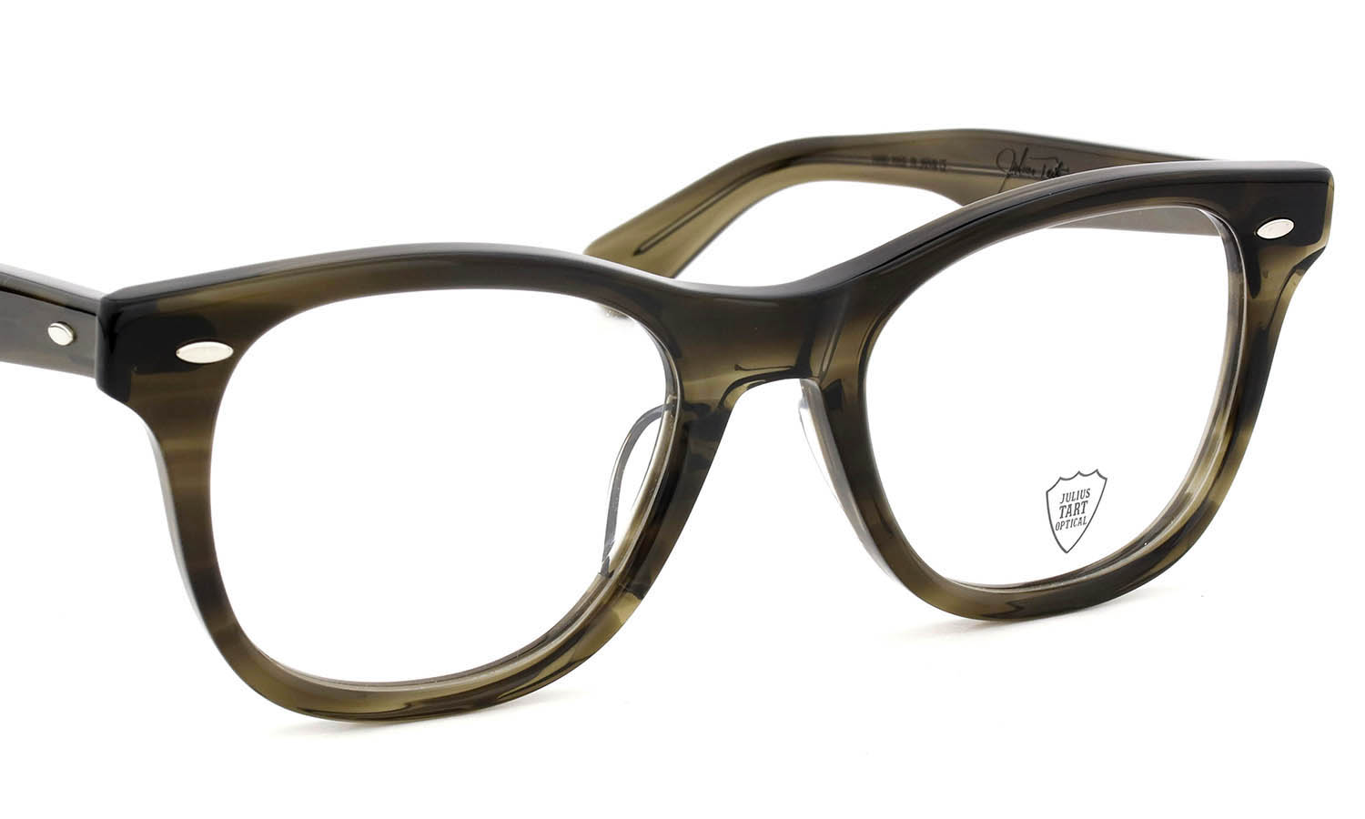JULIUS TART OPTICAL メガネ通販 SEAFARE 54-22 OLIVE GREEN SASA PL-040SP