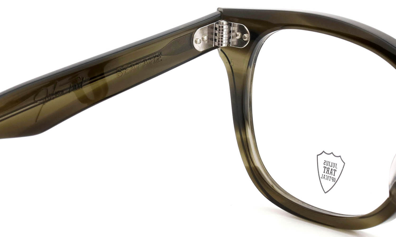 JULIUS TART OPTICAL メガネ通販 SEAFARE 54-22 OLIVE GREEN SASA PL-040SP
