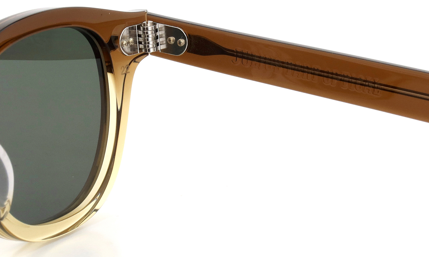 JULIUS TART OPTICAL × WACKO MARIA コラボレーションサングラス AR-46-22 Brown Gradient / 2B G-15 LENS