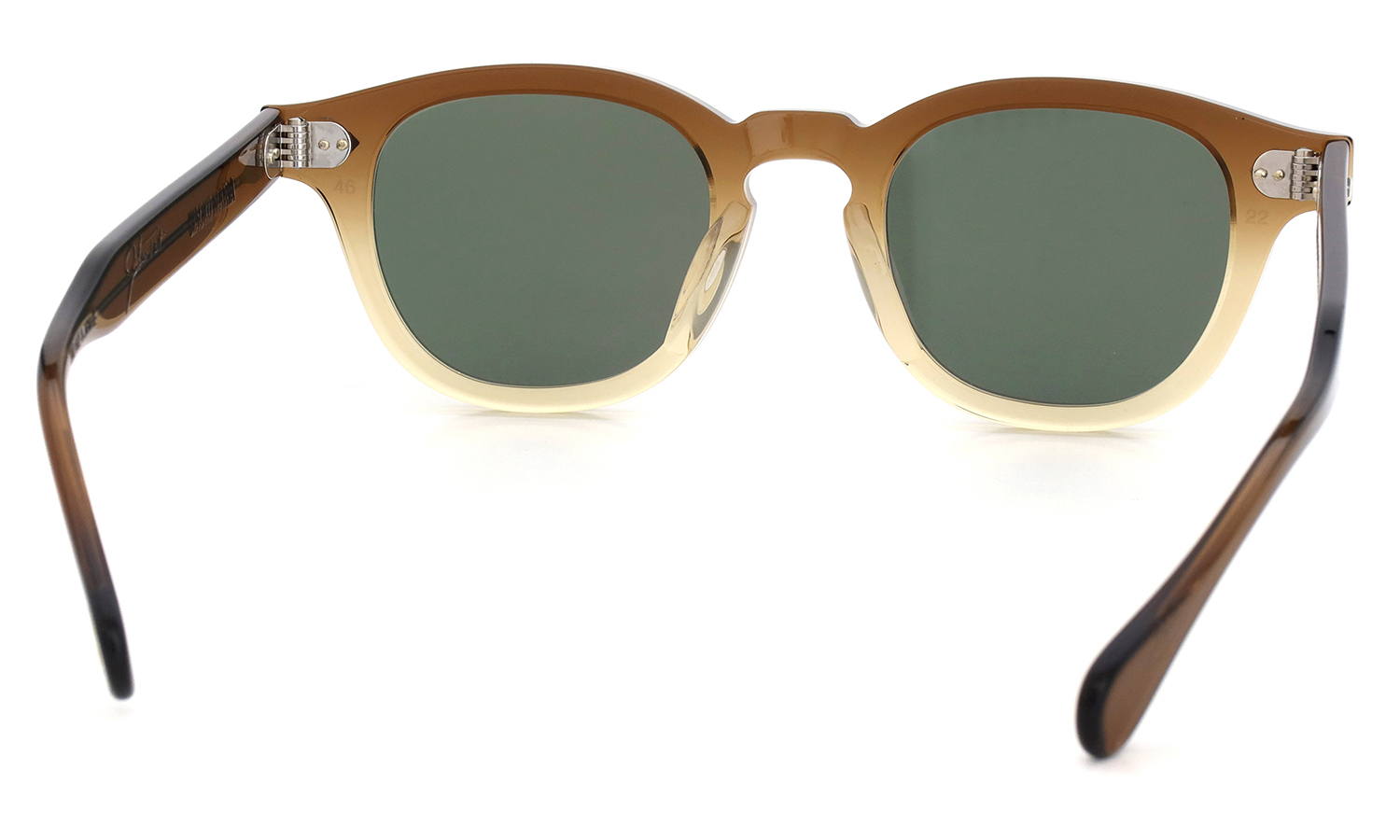 JULIUS TART OPTICAL × WACKO MARIA コラボレーションサングラス AR-46-22 Brown Gradient / 2B G-15 LENS