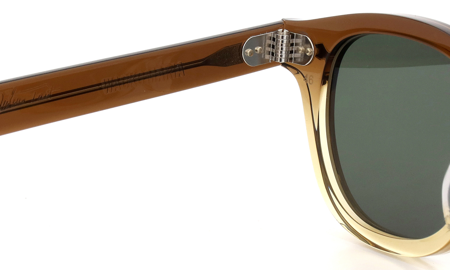 JULIUS TART OPTICAL × WACKO MARIA コラボレーションサングラス AR-46-22 Brown Gradient / 2B G-15 LENS