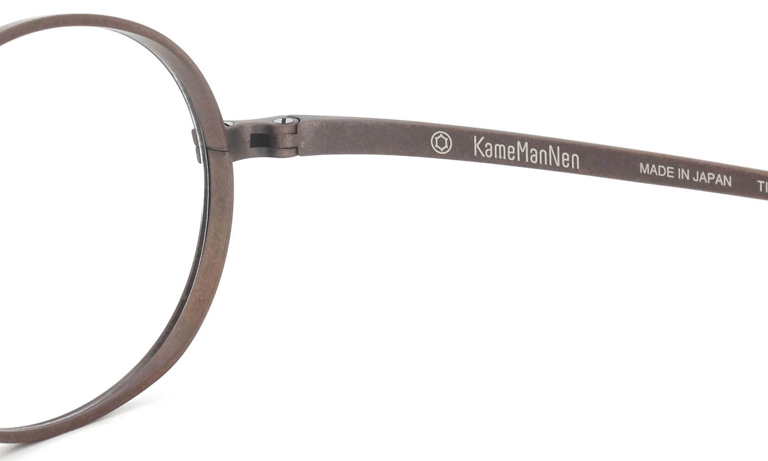 KameManNen メガネ通販 KMN-9918 DBR 48size