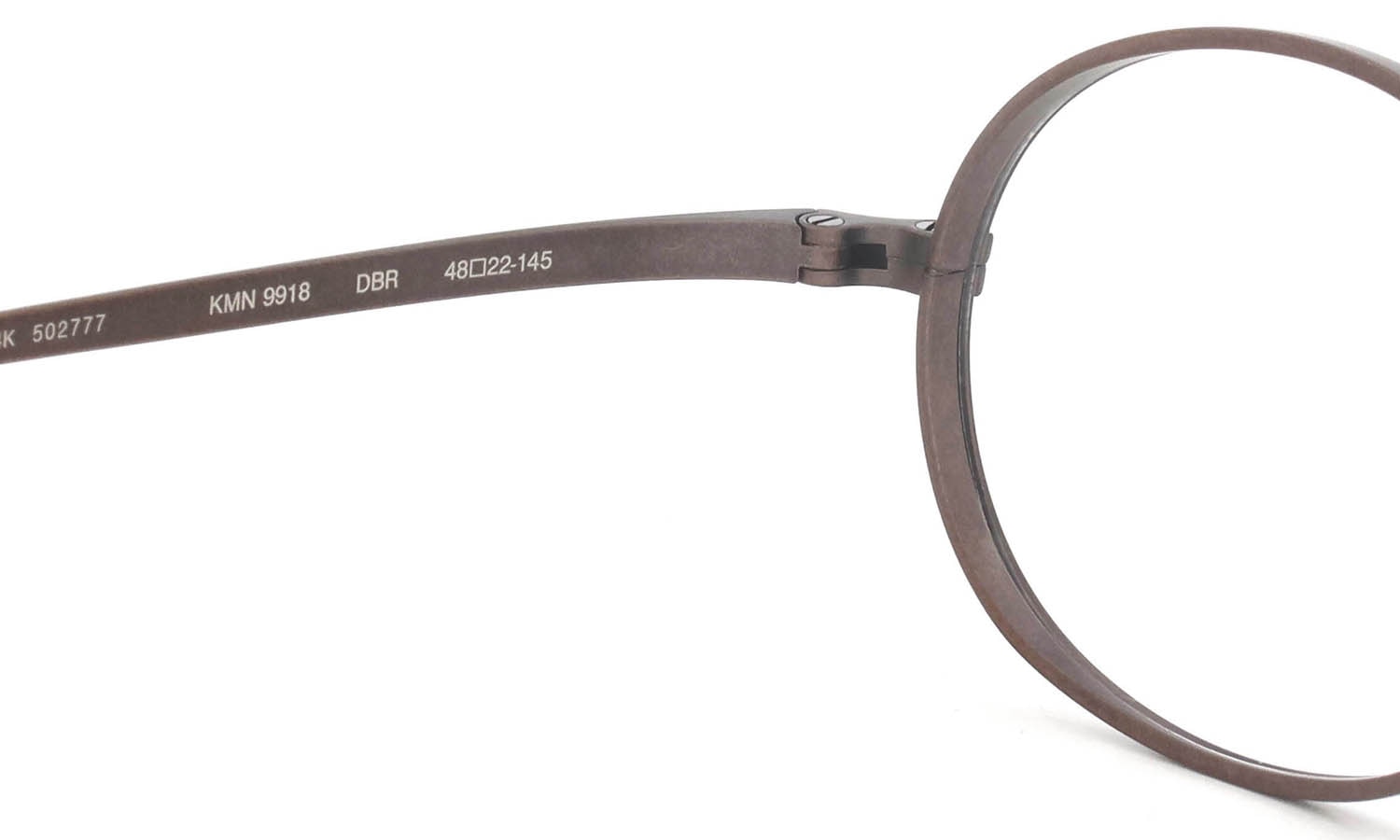 KameManNen メガネ通販 KMN-9918 DBR 48size