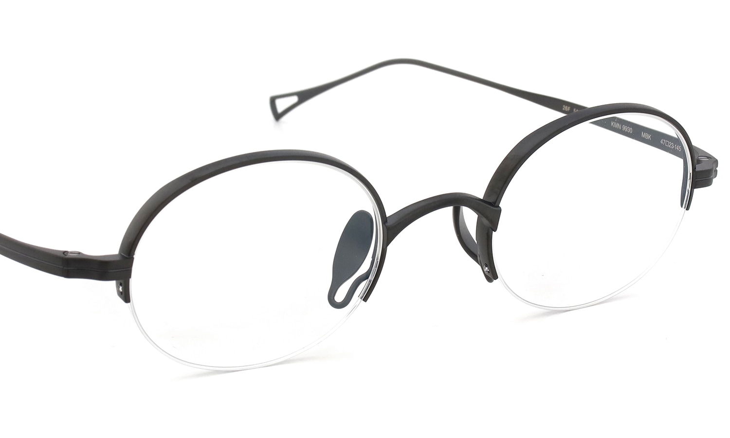 KameManNen メガネ通販 KMN-9930 MBK 47size フロント