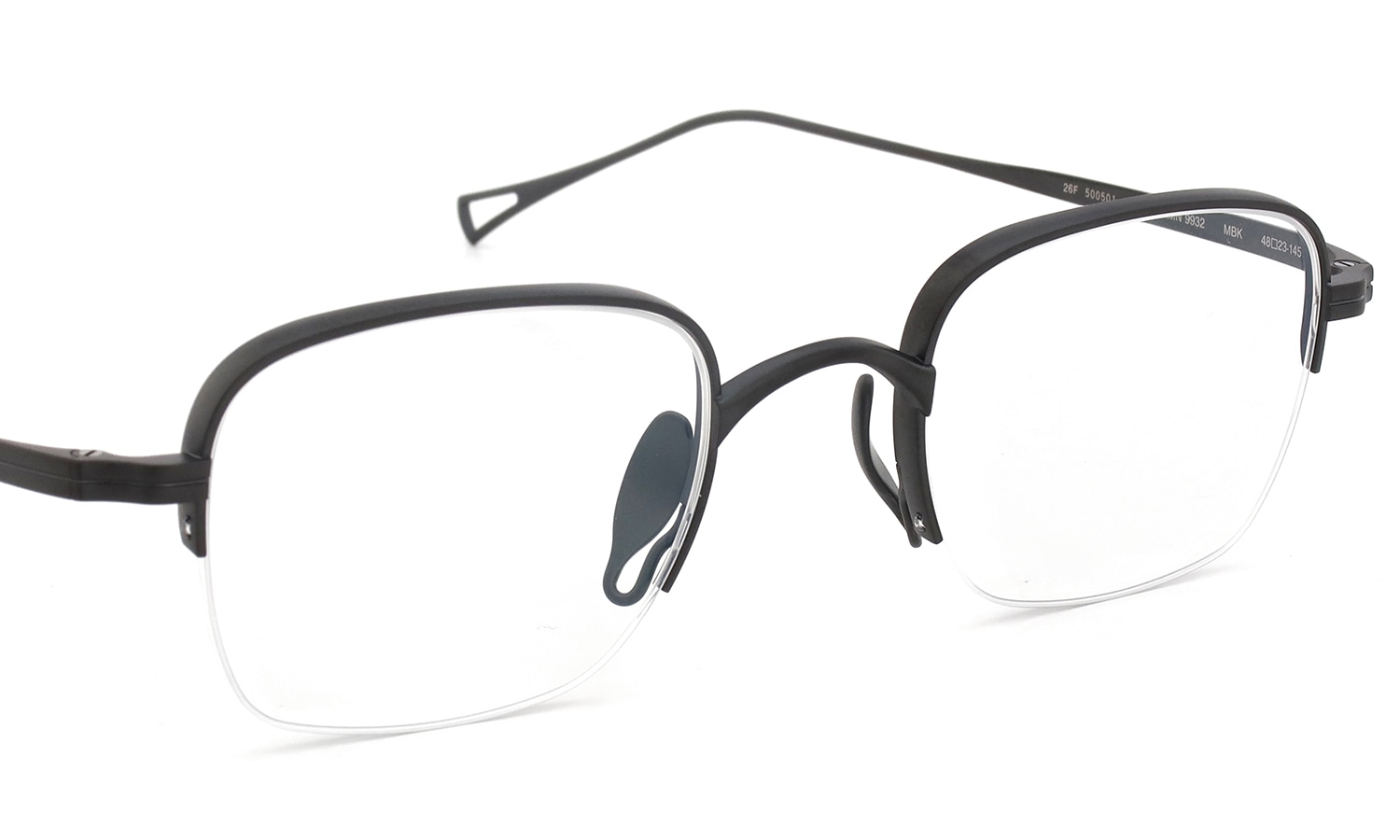 KameManNen メガネ通販 KMN-9932 MBK 48size フロント