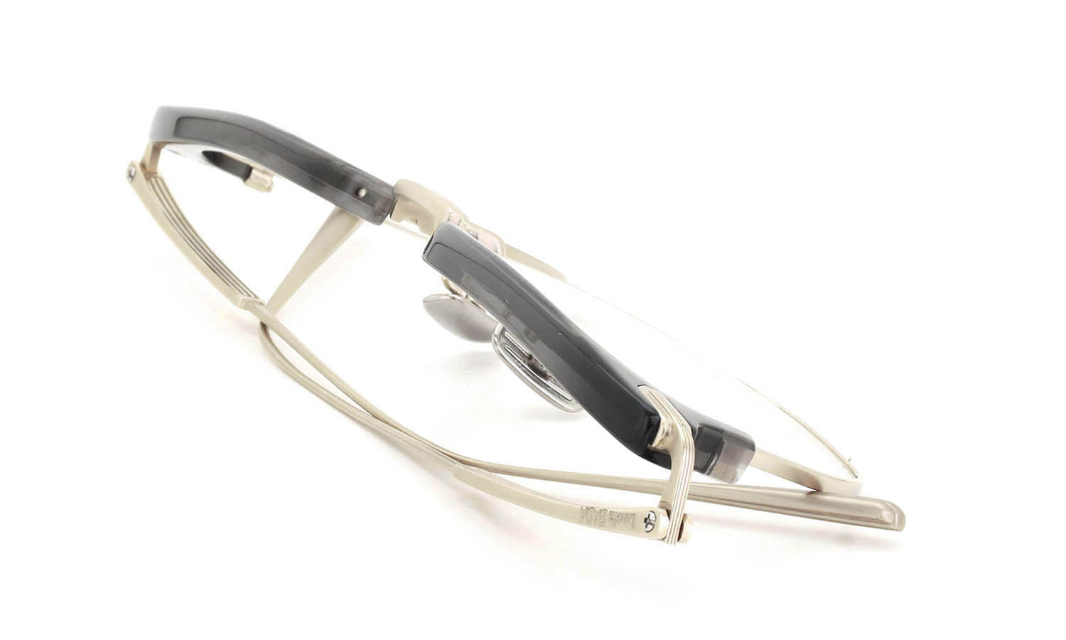 Lunetta BADA メガネ通販 73/09 col.0140 DARK GREY・GRACE GOLD