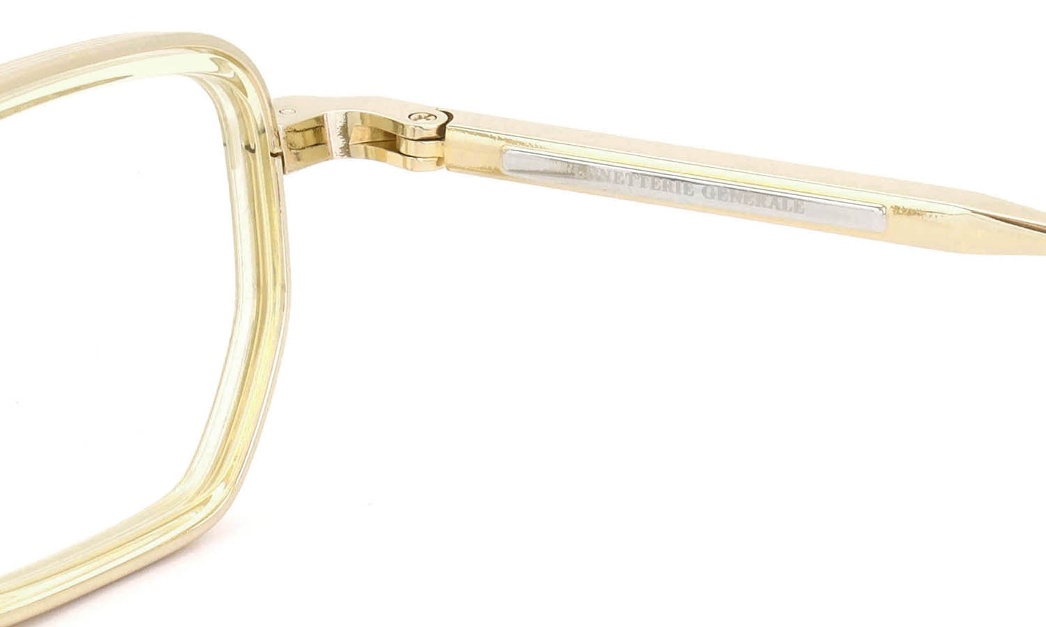 Lunetterie Generale サングラス通販 ALL THE TIME IN THE WORLD col.16K Gold / Palladium & Vintage Crystal Inlay