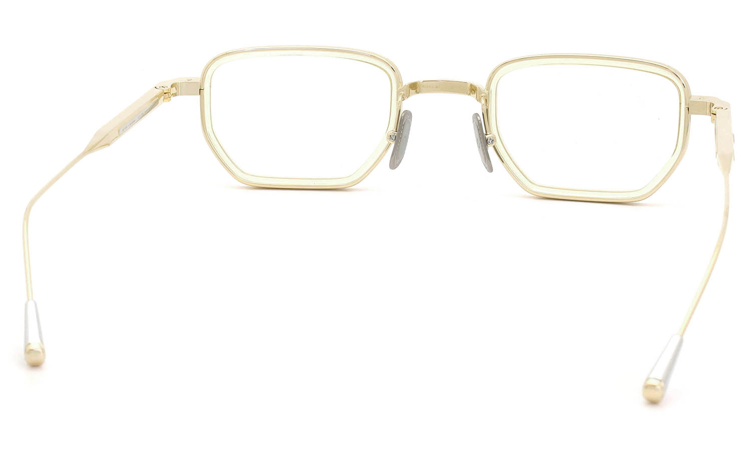 Lunetterie Generale サングラス通販 ALL THE TIME IN THE WORLD col.16K Gold / Palladium & Vintage Crystal Inlay