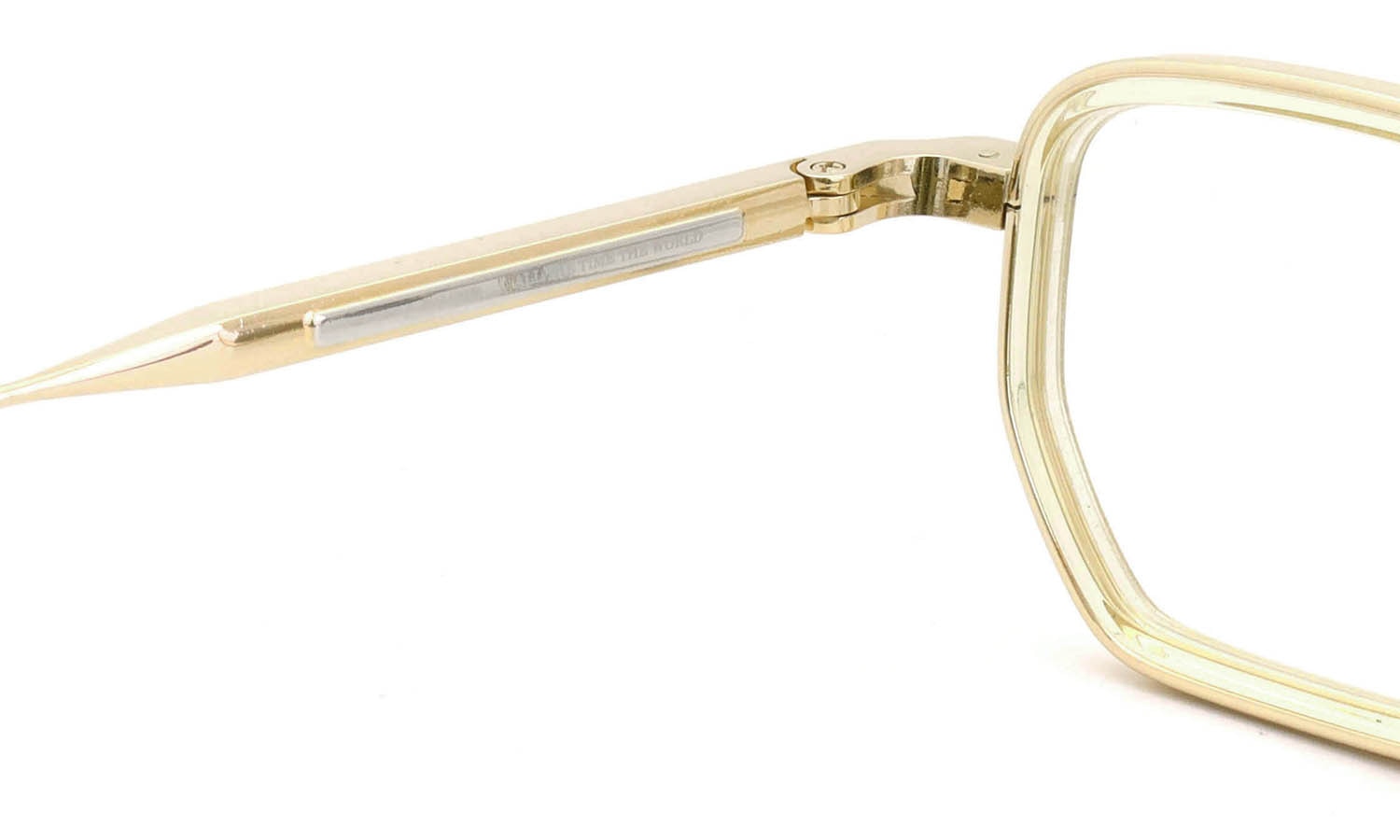 Lunetterie Generale サングラス通販 ALL THE TIME IN THE WORLD col.16K Gold / Palladium & Vintage Crystal Inlay