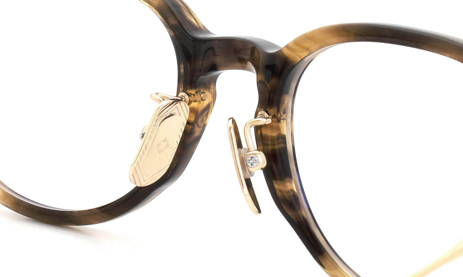 Lunetterie Generale メガネ通販 APRES-SKI col.Tobacco /16KGold&Palladium