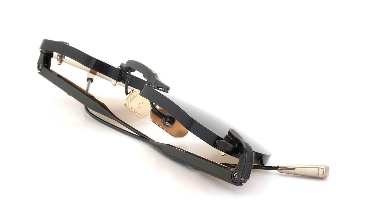 Lunetterie Generale サングラス通販 GRAND PRIX Black / 16K Gold / Solid Bronze