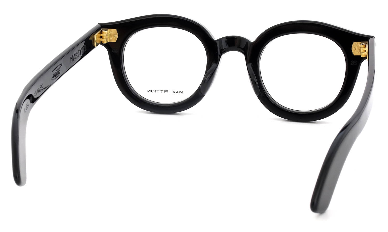 MAX PITTION マックス ピティオン メガネ通販 MAESTRO 44-26 PIANO BLACK PL-005A