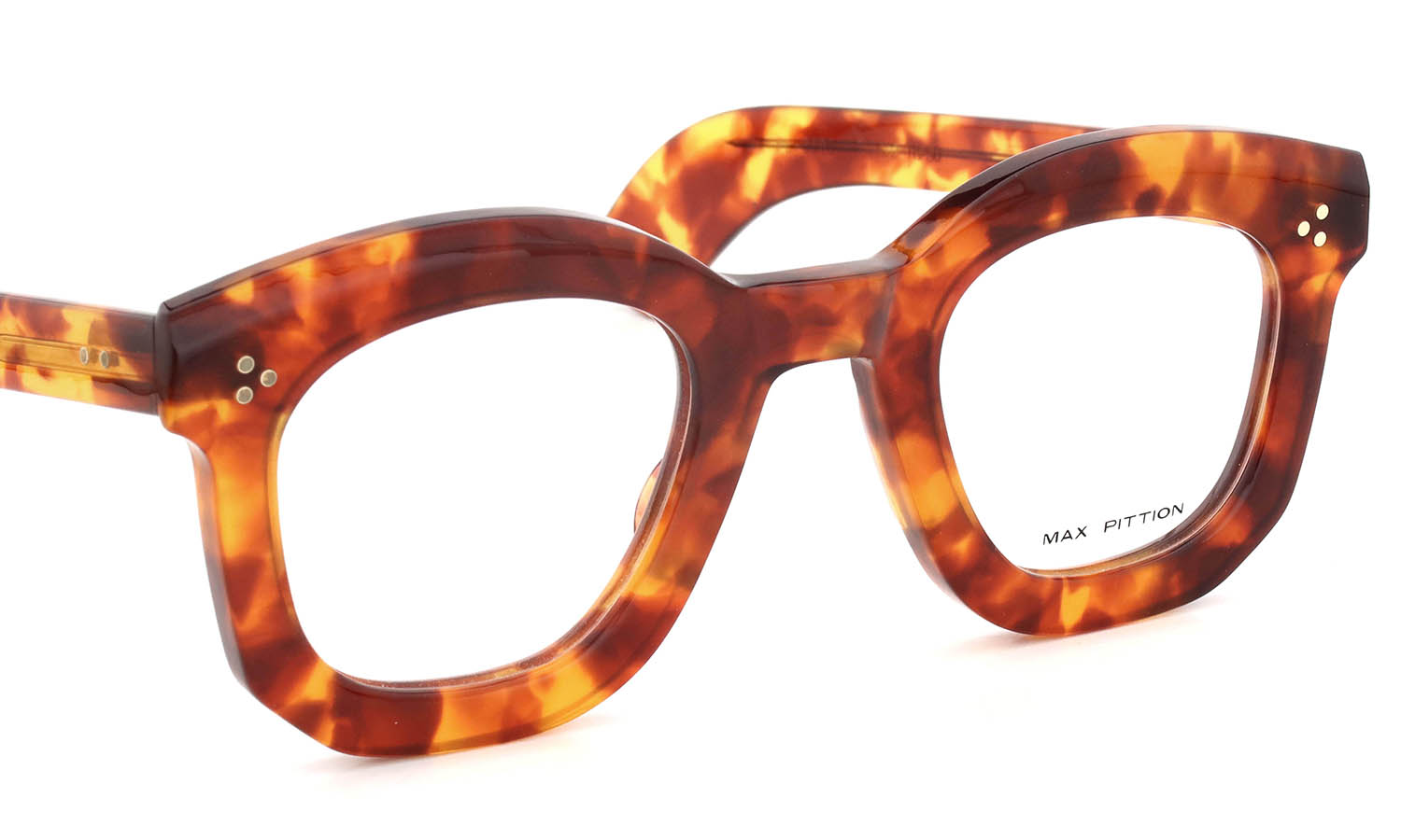 MAX PITTION マックス ピティオン メガネ通販 POLITICIAN 46-28 LIGHT TORT PL-007D