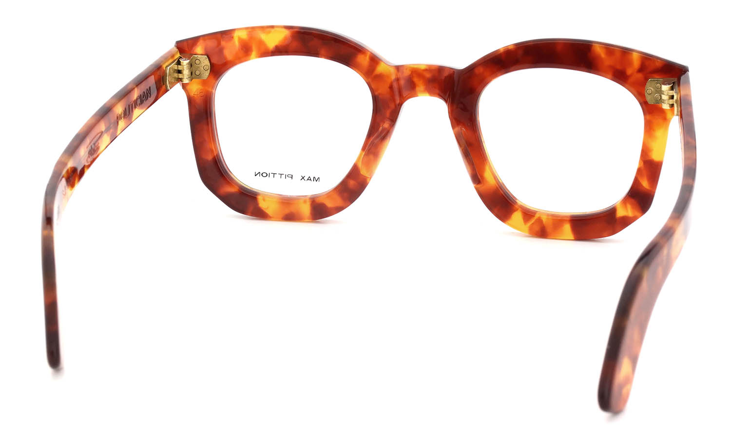 MAX PITTION マックス ピティオン メガネ通販 POLITICIAN 46-28 LIGHT TORT PL-007D