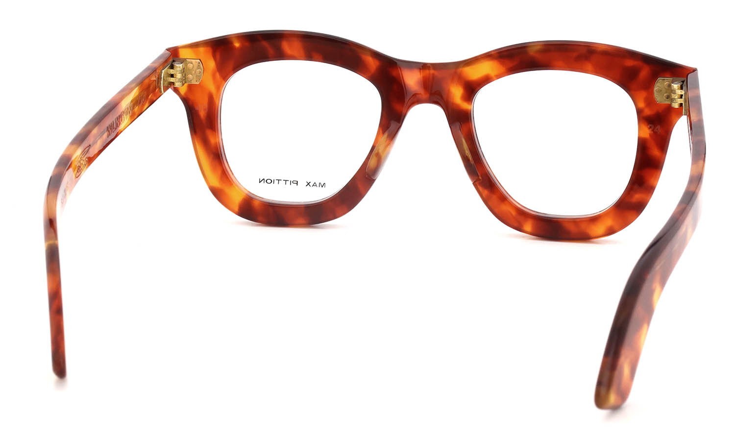 MAX PITTION 初期限定モデル メガネ V WELLINGTON 46-24 LIGHT TORT PL-003D