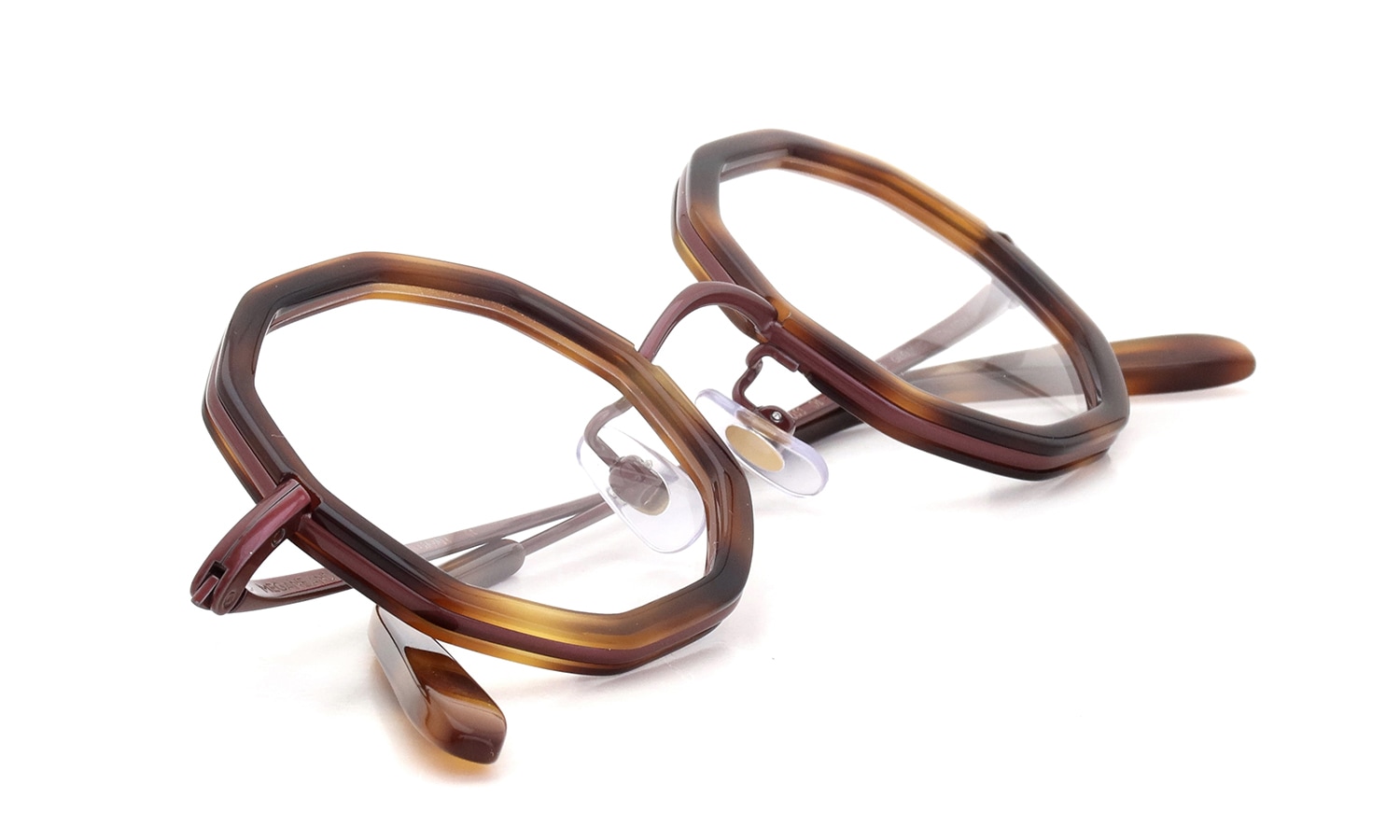 MEGANE AND ME メガネ ME053 GEO PLUS col.DB 左テンプル先のパーツ