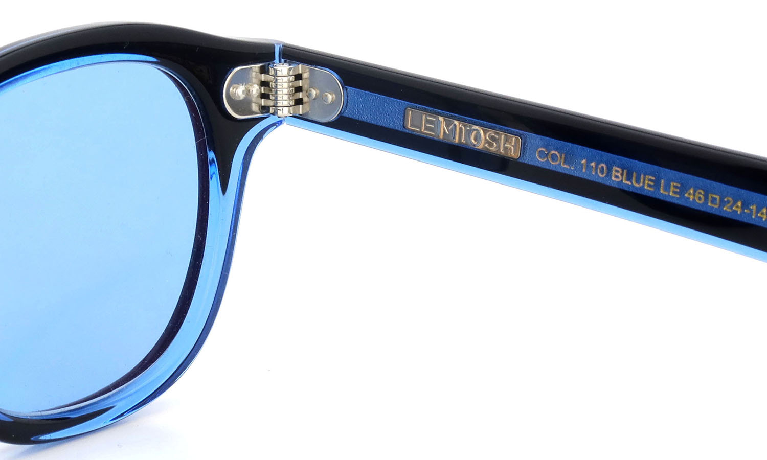 MOSCOT 110周年記念 限定サングラス通販 LEMTOSH レムトッシュ BLUE 110 LE/CELEBRITY BLUE 46□24
