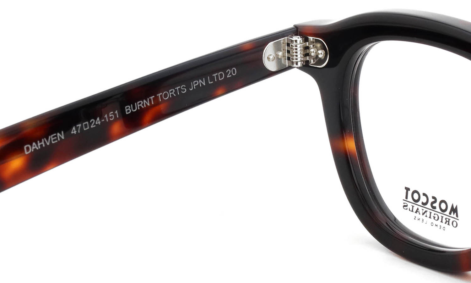 MOSCOT 2026年春発表 限定生産メガネ DAHVEN BURNT TORTS 47size JPN LTD 20