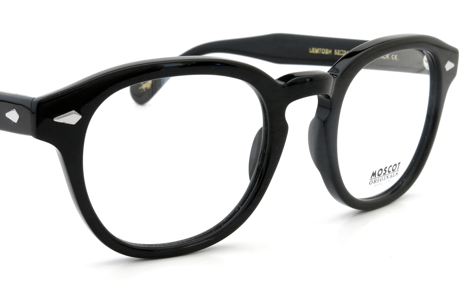 MOSCOT メガネ通販 LEMTOSH BLACK 52size