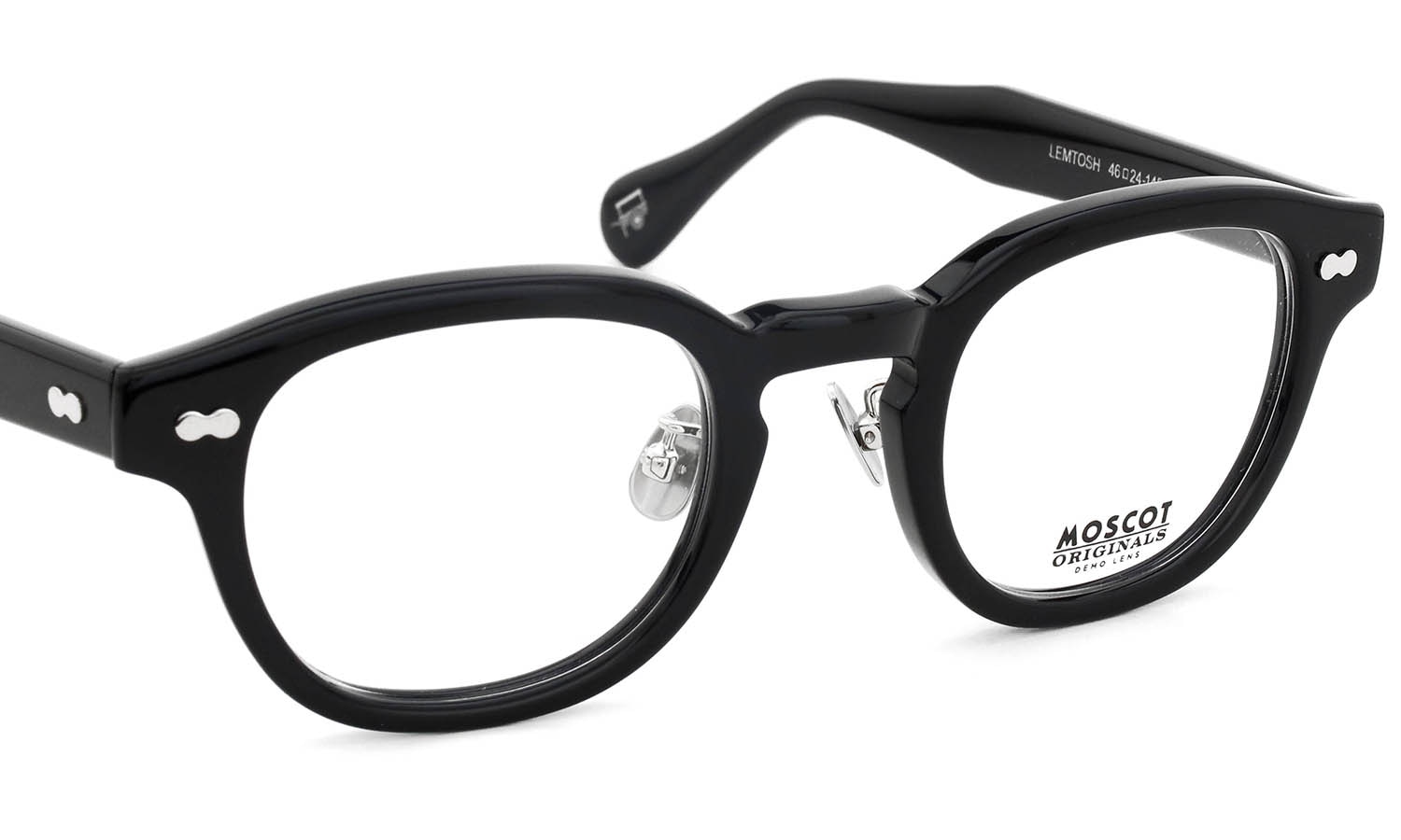 MOSCOT 2026年春発表 限定生産メガネ LEMTOSH BKS 46size JPN LTD 20