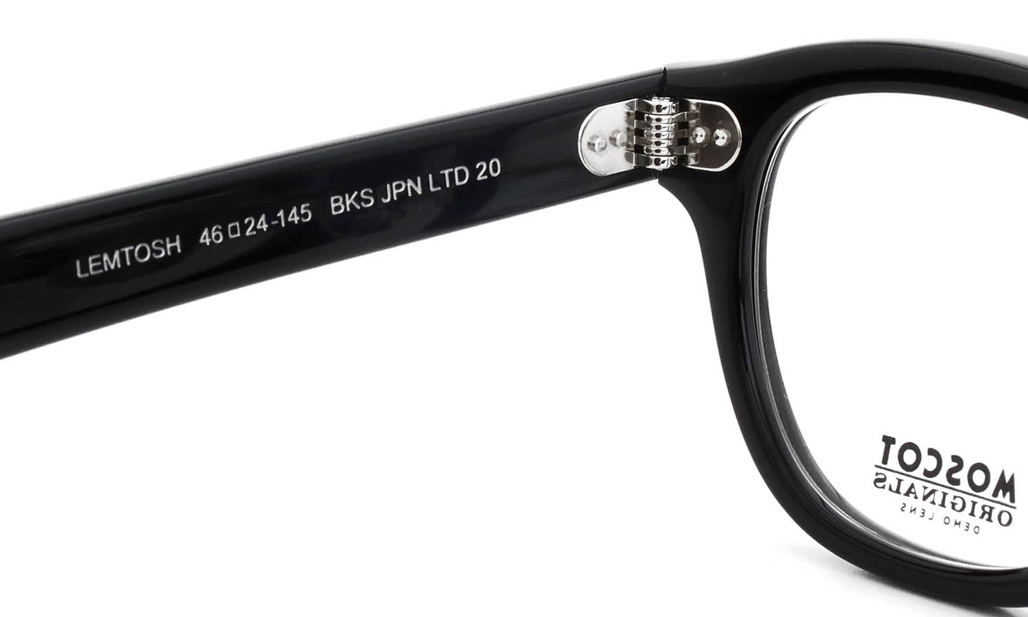 MOSCOT 2026年春発表 限定生産メガネ LEMTOSH BKS 46size JPN LTD 20