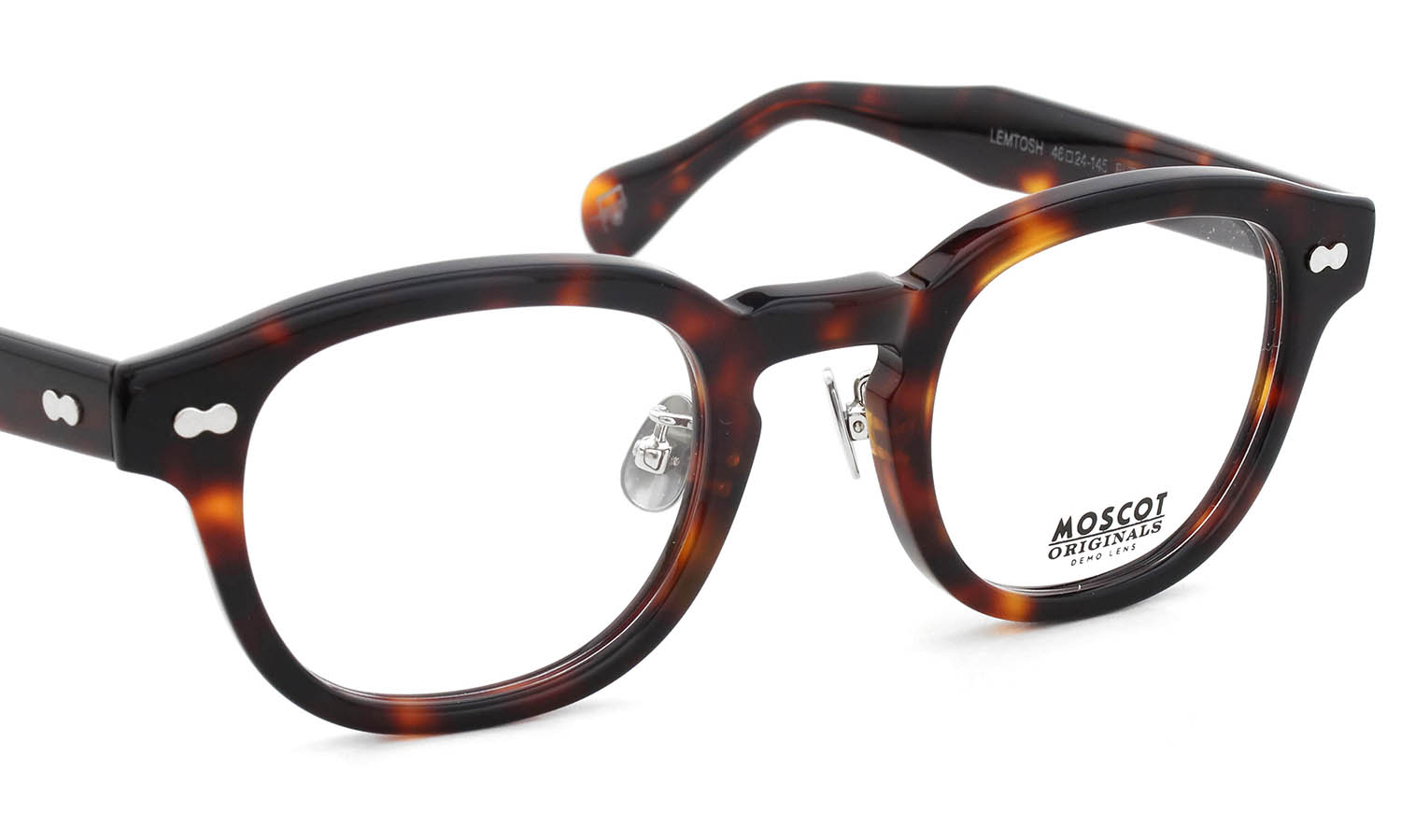 MOSCOT 2026年春発表 限定生産メガネ LEMTOSH BURNT TORTS 46size JPN LTD 20