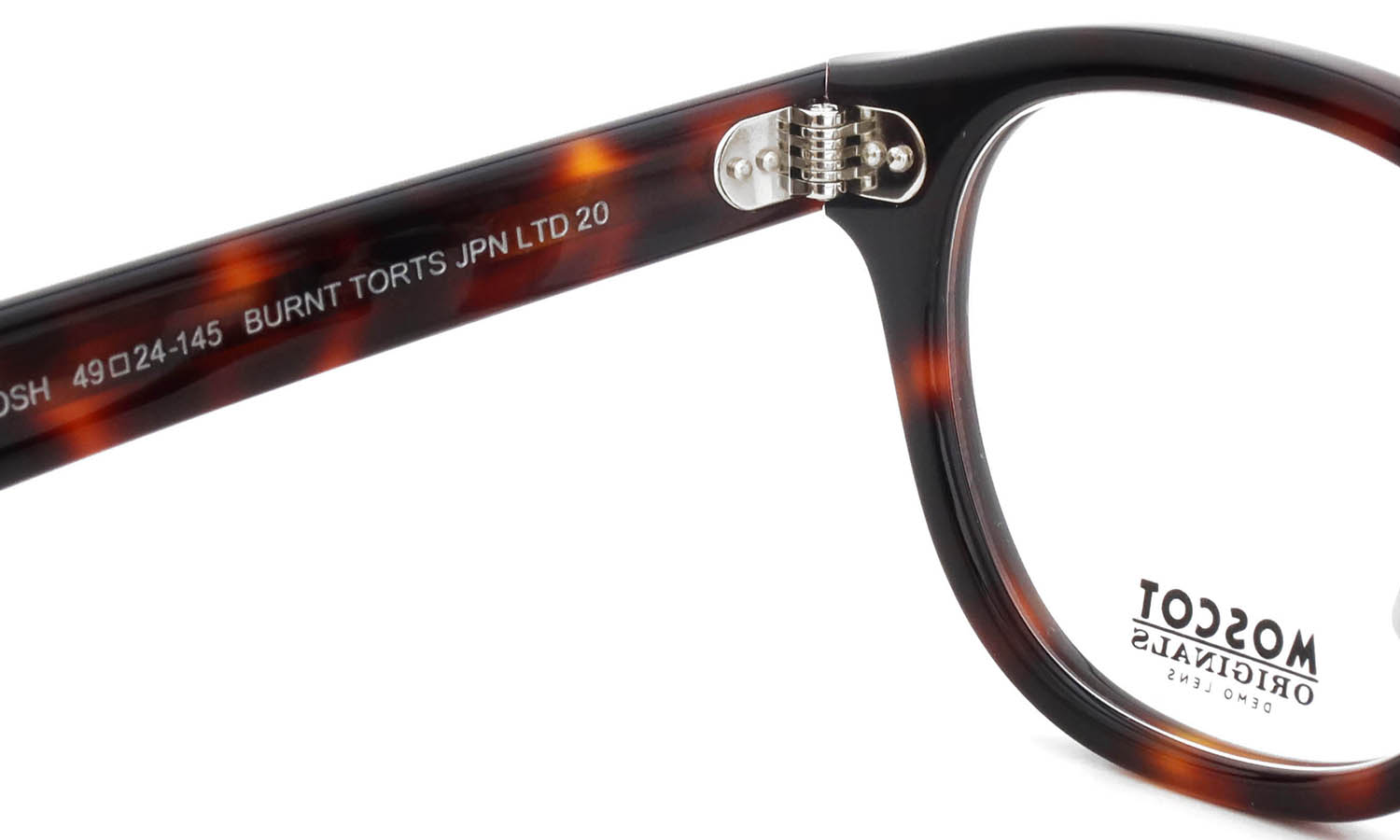 MOSCOT 2026年春発表 限定生産メガネ LEMTOSH BURNT TORTS 49size JPN LTD 20