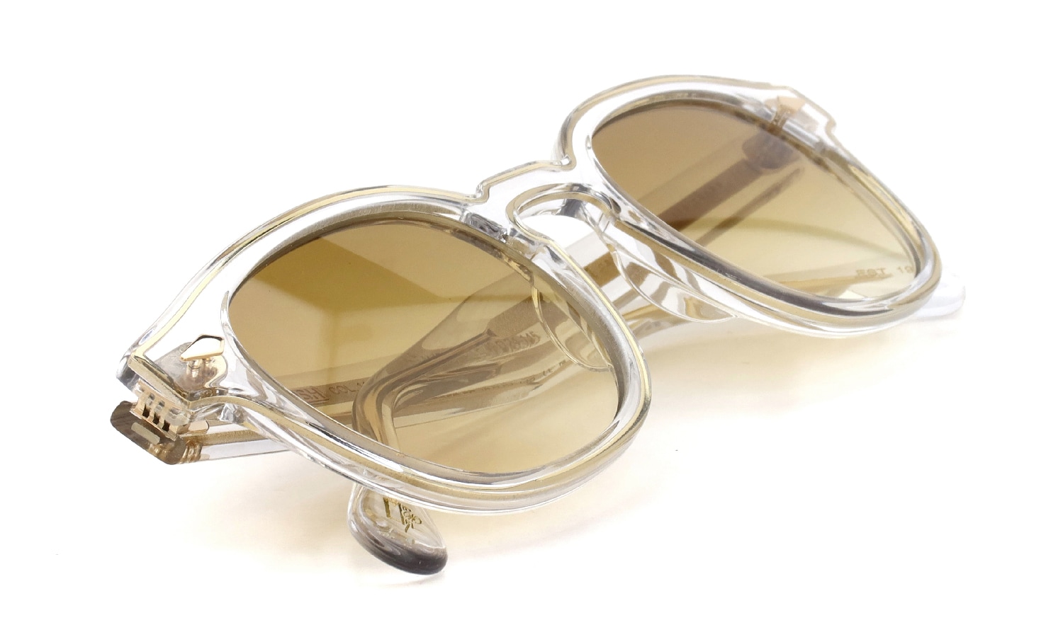 モスコット MOSCOT 110周年記念 限定サングラス通販 LEMTOSH レムトッシュ CRYSTAL / GOLD CHESTNUT FADE 49□24 + ZIP CASE