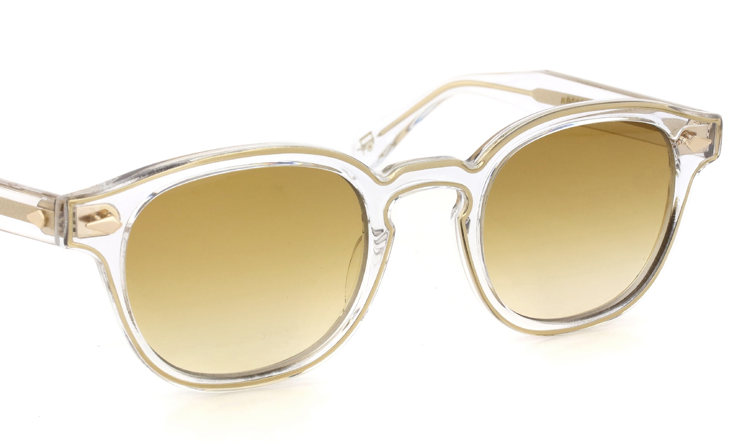 モスコット MOSCOT 110周年記念 限定サングラス通販 LEMTOSH レムトッシュ CRYSTAL / GOLD CHESTNUT FADE 49□24 + ZIP CASE
