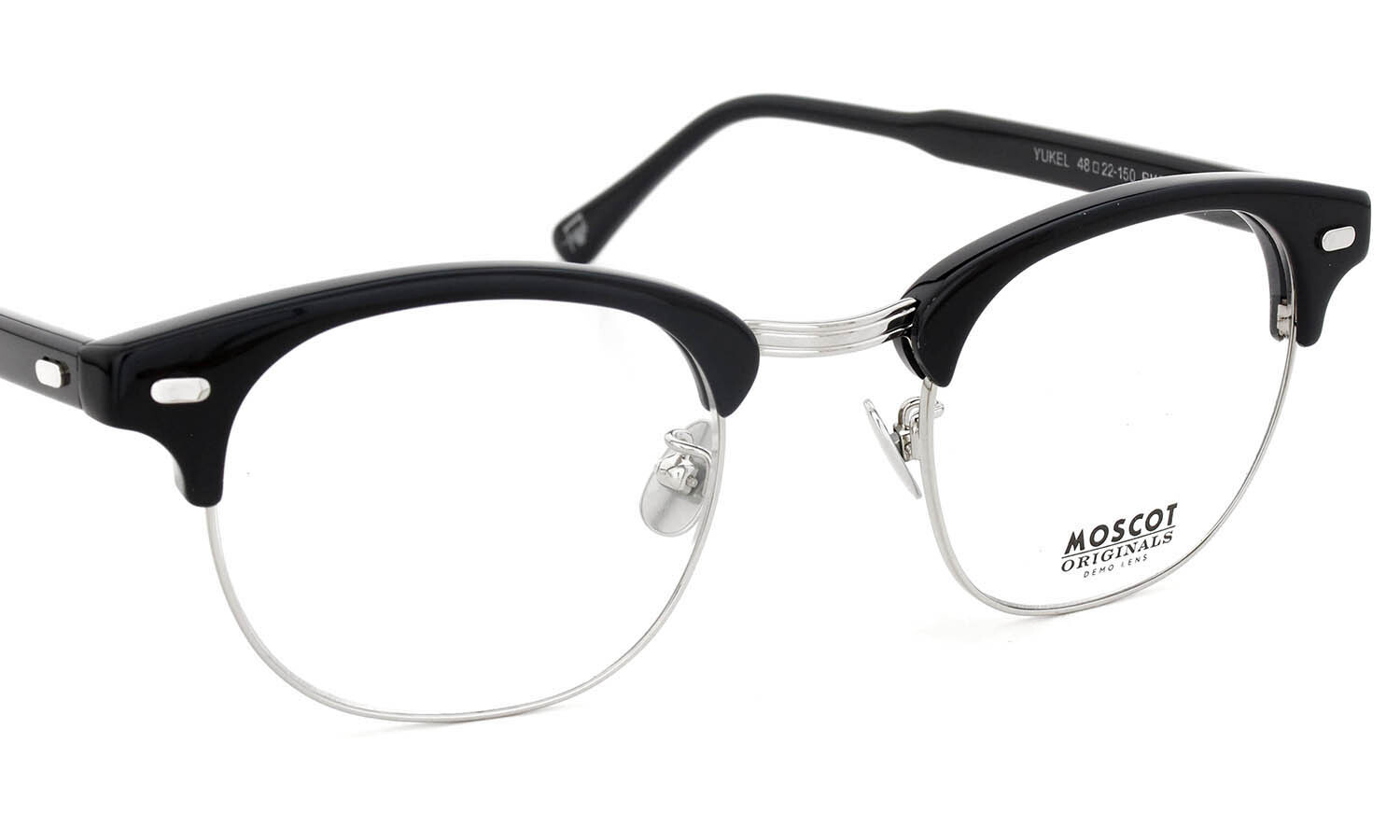 MOSCOT 2026年春発表 限定生産メガネ YUKEL BKS 48□22size JPN LTD 20