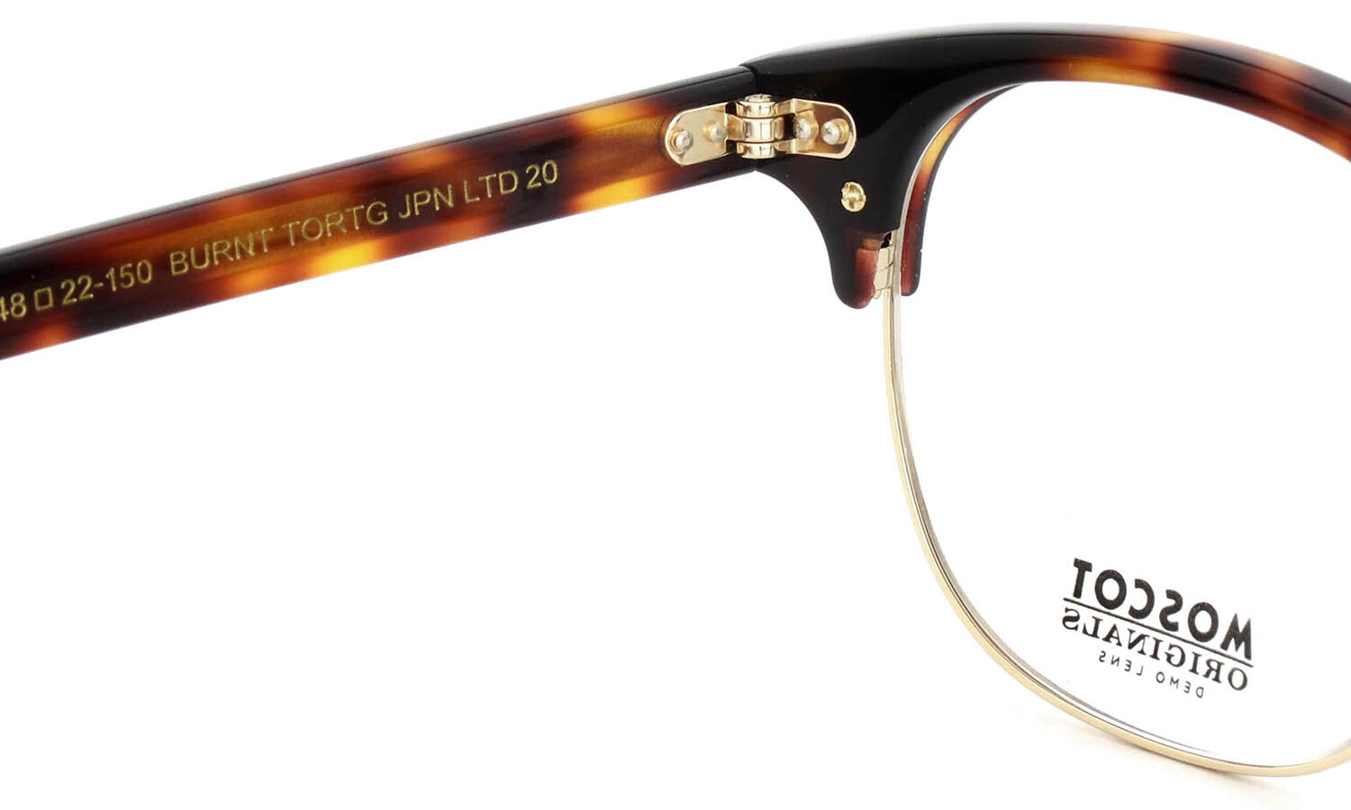 MOSCOT 2026年春発表 限定生産メガネ YUKEL BURNT TORTG 48□22size JPN LTD 20